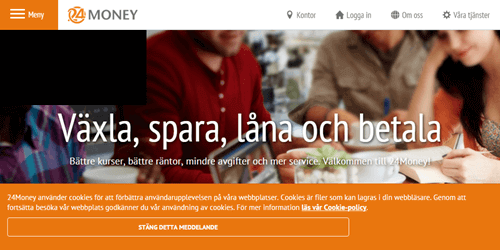 Sparkonton från 24 Money