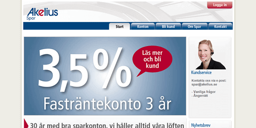 Sparkonton från Akelius Spar