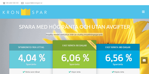 Sparkonton från KronSpar