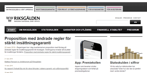 Sparkonton från Riksgälden